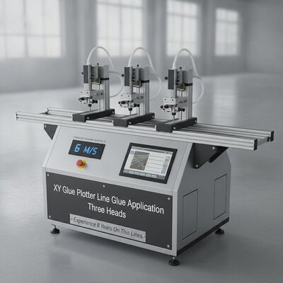 XY-lijmplotter CNC-lijmmachine met traploos selecteerbare snelheid tot 6 M/S, drie koppen en 24 uur werktijd