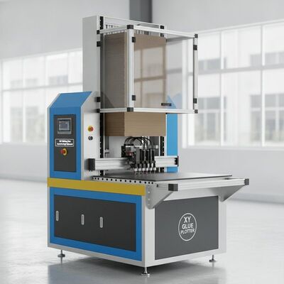 XY Glue Plotter CNC Gluer met 840 mm stapelhoogte 24 uur werktijd en automatische hoogte aanpassing
